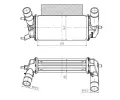 NRF Chladič vzduchu intercooler NRF 309044, 309044