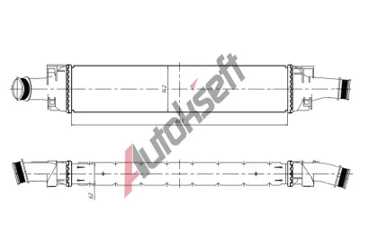 NRF Chladi vzduchu intercooler NRF 309046, 309046