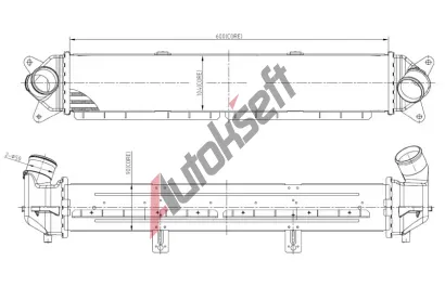 NRF Chladič vzduchu intercooler NRF 309060, 309060 NRF Chladič vzduchu intercooler NRF 309060, 309060