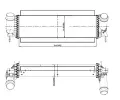 Chladi vzduchu intercooler NRF ‐ NRF 309061