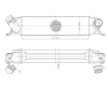 Chladi� vzduchu intercooler&nbsp;NRF&nbsp;&dash;&nbsp;NRF 309062