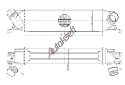 NRF Chladi� vzduchu intercooler NRF 309062, 309062