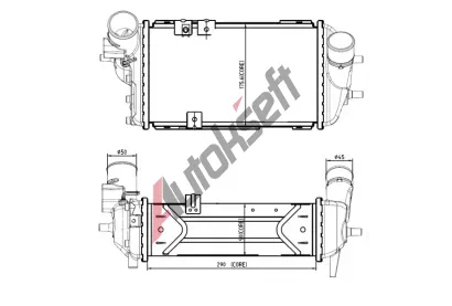 NRF Chladič vzduchu intercooler NRF 309063, 309063 NRF Chladič vzduchu intercooler NRF 309063, 309063