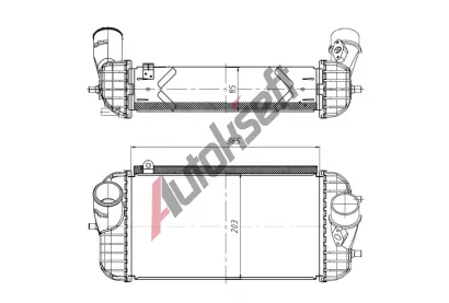 NRF Chladič vzduchu intercooler NRF 309066, 309066 NRF Chladič vzduchu intercooler NRF 309066, 309066