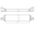 NRF Chladič vzduchu intercooler NRF 309067, 309067