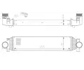 Chladi vzduchu intercooler NRF ‐ NRF 309068