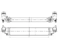 NRF Chladi� vzduchu intercooler NRF 309069, 309069