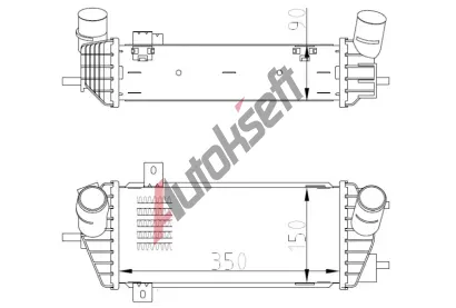 NRF Chladi vzduchu intercooler NRF 309070, 309070