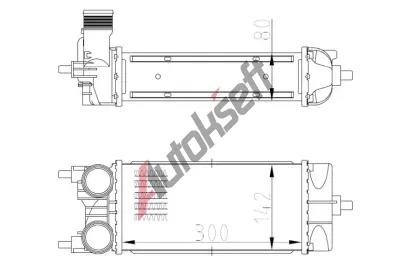 NRF Chladi� vzduchu intercooler NRF 309071, 309071