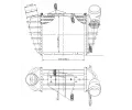 Chladi vzduchu intercooler NRF ‐ NRF 309073