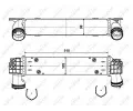 NRF Chladi� vzduchu intercooler NRF 30907A, 30907A