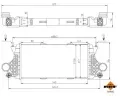 NRF Chladi vzduchu intercooler NRF 309082, 309082