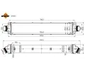 NRF Chladi vzduchu intercooler NRF 309085, 309085