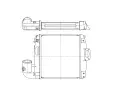Chladi vzduchu intercooler NRF ‐ NRF 309094