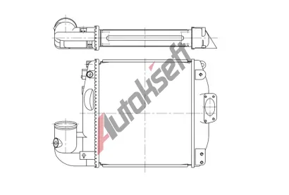 NRF Chladi� vzduchu intercooler NRF 309094, 309094