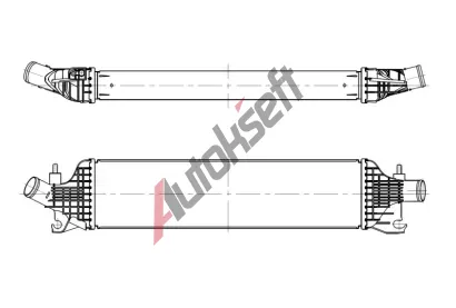 NRF Chladi� vzduchu intercooler NRF 309095, 309095