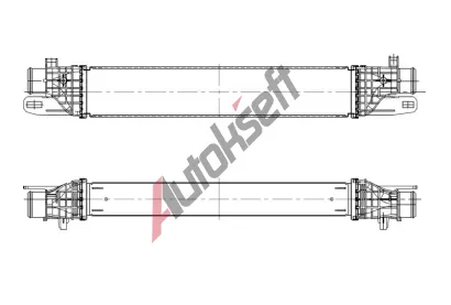 NRF Chladi vzduchu intercooler NRF 309096, 309096