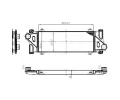 Chladi vzduchu intercooler NRF ‐ NRF 309110