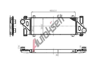 NRF Chladič vzduchu intercooler NRF 309110, 309110 NRF Chladič vzduchu intercooler NRF 309110, 309110