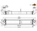 NRF Chladi vzduchu intercooler NRF 309111, 309111