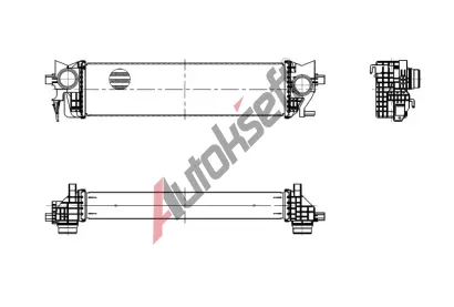 NRF Chladi vzduchu intercooler NRF 309112, 309112