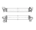 Chladi vzduchu intercooler NRF ‐ NRF 309115