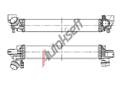 NRF Chladič vzduchu intercooler NRF 309115, 309115 NRF Chladič vzduchu intercooler NRF 309115, 309115