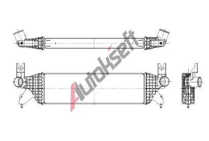 NRF Chladič vzduchu intercooler NRF 309116, 309116 NRF Chladič vzduchu intercooler NRF 309116, 309116