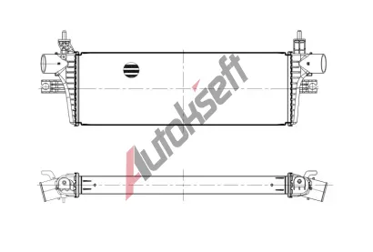NRF Chladi vzduchu intercooler NRF 309117, 309117