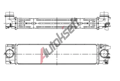 NRF Chladi vzduchu intercooler NRF 309118, 309118
