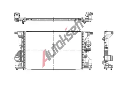 NRF Chladič vzduchu intercooler NRF 309119, 309119 NRF Chladič vzduchu intercooler NRF 309119, 309119