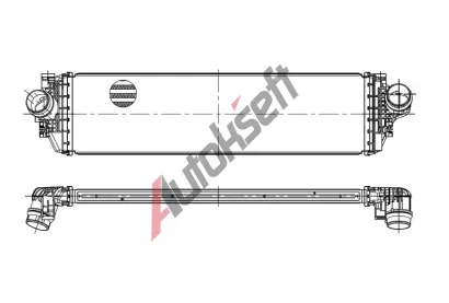 NRF Chladi vzduchu intercooler NRF 309120, 309120
