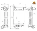NRF Chladi vzduchu intercooler NRF 309126, 309126