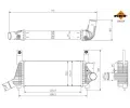 NRF Chladi vzduchu intercooler NRF 309129, 309129