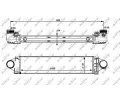NRF Chladič vzduchu intercooler NRF 30912, 30912