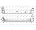 NRF Chladi vzduchu intercooler NRF 30916, 30916