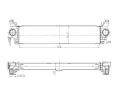 NRF Chladič vzduchu intercooler NRF 309383, 309383