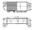 NRF Chladi vzduchu intercooler NRF 30989, 30989