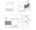 NRF Pouzdro olejovho filtru NRF 31194, 31194