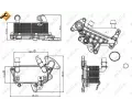 Chladi oleje automatick pevodovky NRF ‐ NRF 31264