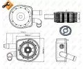 NRF Chladič oleje EASY FIT NRF 31297, 31297