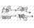 NRF Pouzdro olejovho filtru NRF 31348, 31348