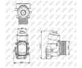 NRF Pouzdro olejovho filtru NRF 31355, 31355
