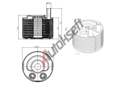 NRF Chladi oleje EASY FIT NRF 31819, 31819