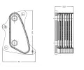 NRF Chladi oleje EASY FIT NRF 31823, 31823