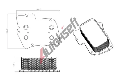 NRF Chladi oleje EASY FIT NRF 31826, 31826