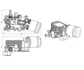 NRF Pouzdro olejovho filtru NRF 31845, 31845