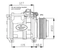 Kompresor klimatizace NRF ‐ NRF 32048 Kompresor klimatizace NRF ‐ NRF 32048