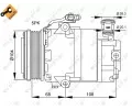 NRF Kompresor - klimatizace ‐ NRF 32082