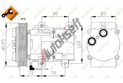 NRF Kompresor klimatizace EASY FIT NRF 32085, 32085